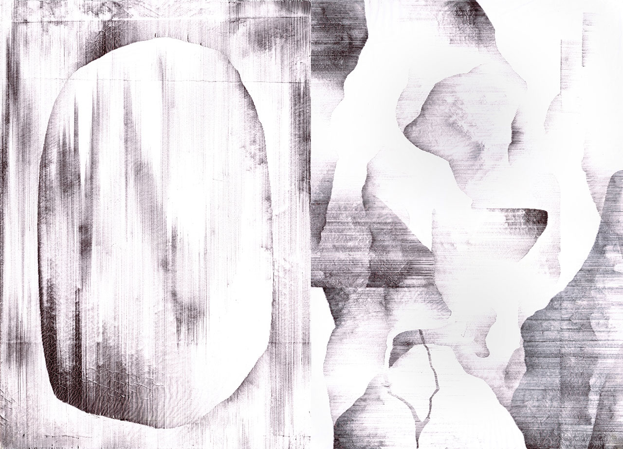 abstract ball-pointpen drawing: untitled 2020